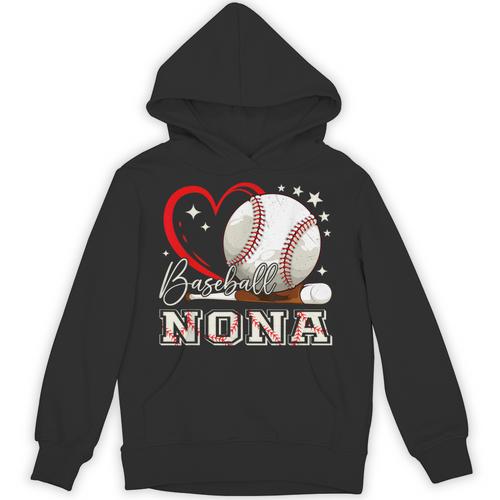 Baseball Nona Family Matching Cute Baseball Lover Unisex Hoodie - Sportilla