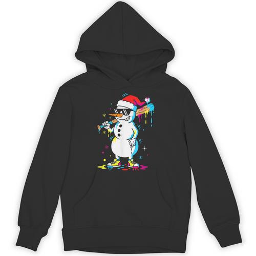 Baseball Snowman Drip Cool Christmas Men Boys Girls Unisex Hoodie - Sportilla