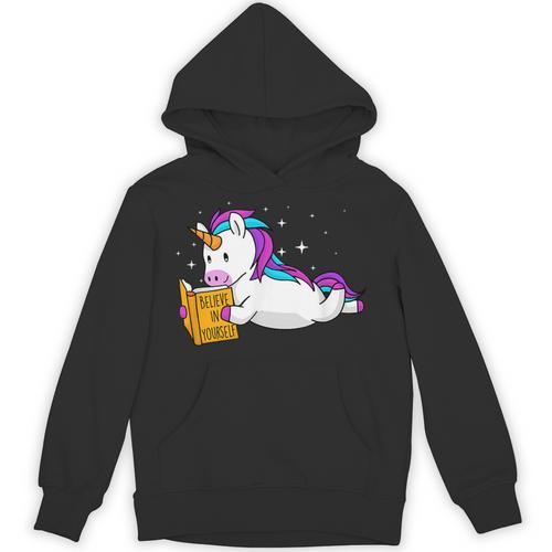 Believe In Yourself Book Lover Reading Bookworm Reader Unisex Hoodie - Bookorys DE
