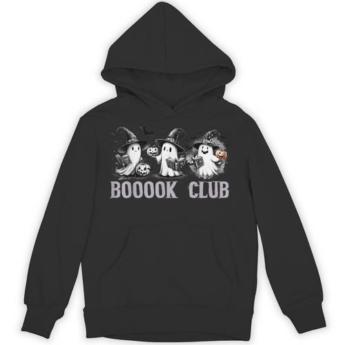 Boo Ghost Books Book Club Halloween Women School Teacher Unisex Hoodie - Bookorys CA