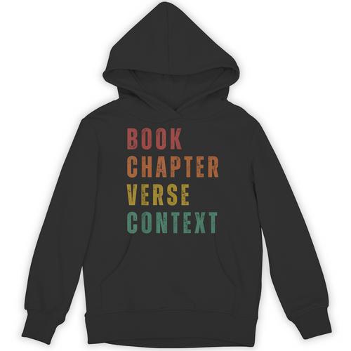 Book Chapter Verse Context Unisex Hoodie - Bookorys CA