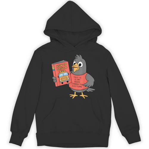 This Is My Book Character Costume- Pigeon Kids Reading Unisex Hoodie - Bookorys DE