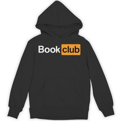 Book Club Logo For Novel Literature Reading Lover Unisex Hoodie - Bookorys