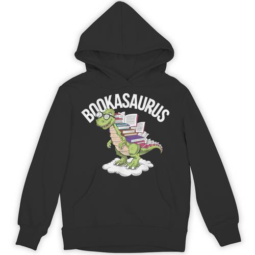 Book Dinosaur T-Rex Bookworm Dino Book Reading Unisex Hoodie - Bookorys