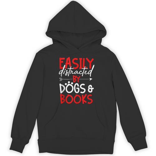 Book Dog Lover Reading Library Librarian Unisex Hoodie - Bookorys AU