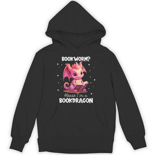 I Am The Book Dragon Bookworm Reading Book Lover Unisex Hoodie - Bookorys AU