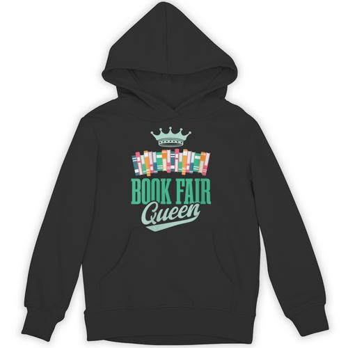 Book Fair Queen Literature School Book Fair Event Unisex Hoodie - Bookorys