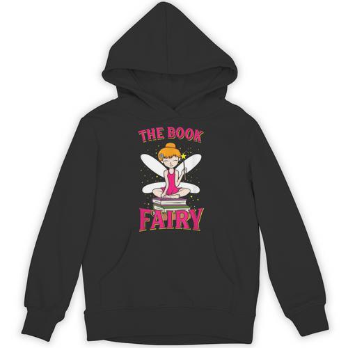 The Book Fairy Reading Teacher Librarian Men Women Unisex Hoodie - Bookorys CA