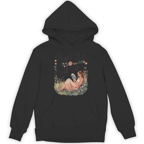 Book Girl Summer Vacation Bookworm Beach Girly Unisex Hoodie - Bookorys