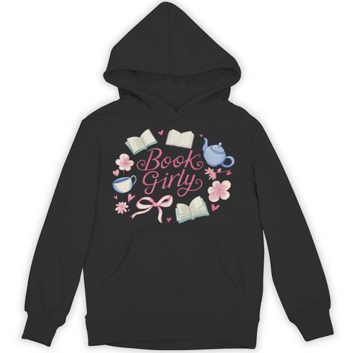 Book Girly Aesthetic For Coquette Book Lover And Reader Unisex Hoodie - Bookorys