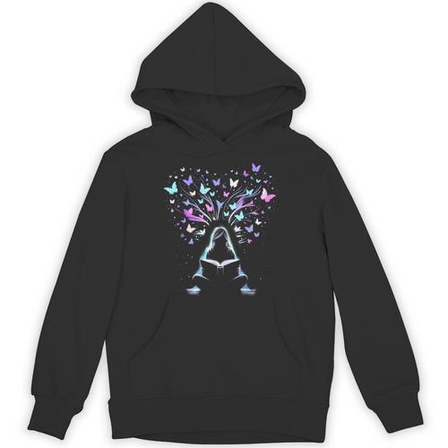 Book Lover Bookworm Reading Books Butterfly Unisex Hoodie - Bookorys