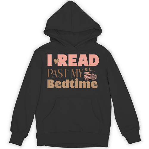 Book Lover I Read Past My Bedtime Bookworm Reader Librarian Unisex Hoodie - Bookorys