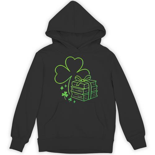 Book Lover St Patrick Day Librarian Teacher St Paddys Unisex Hoodie - Bookorys DE