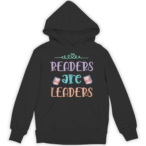 Book Lovers Shirt Reading Lover Shirt Readers Are Leaders Unisex Hoodie - Bookorys
