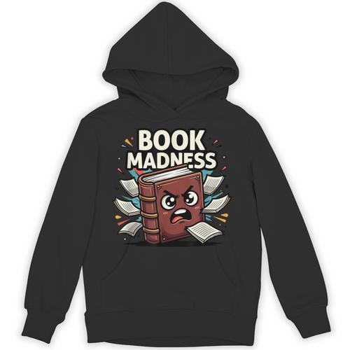 Book Madness Reading Lover School Humor Unisex Hoodie - Bookorys CA