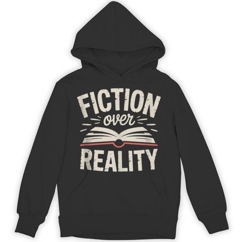 Book Nonfiction Reading Literary Apparel Fact Based Books Unisex Hoodie - Bookorys
