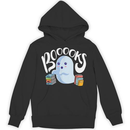 Book Reading Lover Halloween Ghost Librarian Reading Club Unisex Hoodie - Bookorys CA