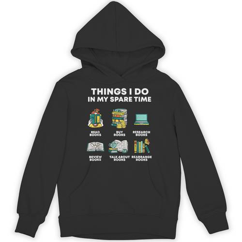 Book Reading Reviewing Books Free Time Bookworm Bookish Unisex Hoodie - Bookorys DE