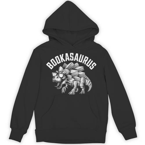 Book T-Rex Dino Bookworm Reading Book Dinosaur Unisex Hoodie - Bookorys
