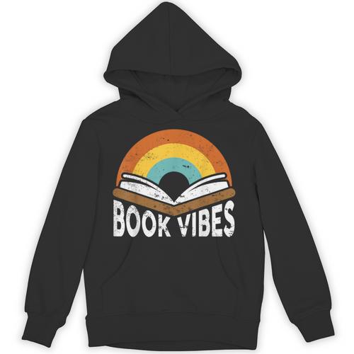Book Vibes Bookworm Writer Unisex Hoodie - Bookorys CA