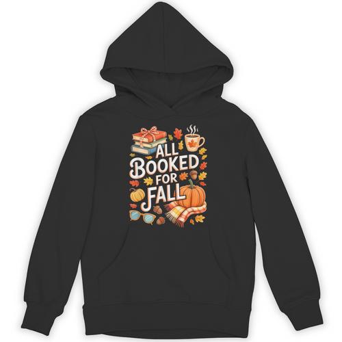 All Booked For Fall Cute Book Lover Autumn Reading Bookish Unisex Hoodie - Bookorys DE