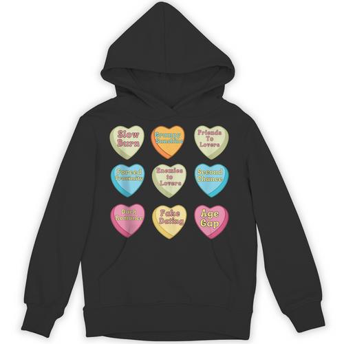 Bookish Romance Tropes Smut Reader Spicy Book Lover Unisex Hoodie - Bookorys