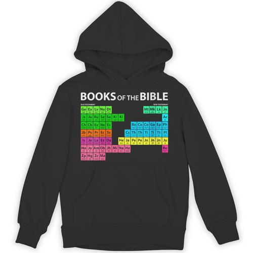 Books Of Bible Periodic Table Seminary Pastor Appreciation Unisex Hoodie - Bookorys