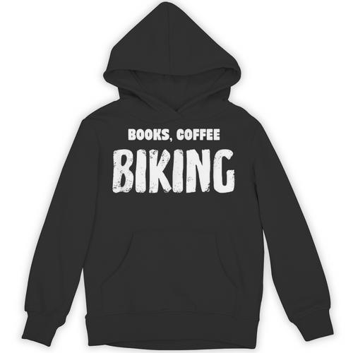 Books Coffee Biking Unisex Hoodie - Bookorys DE