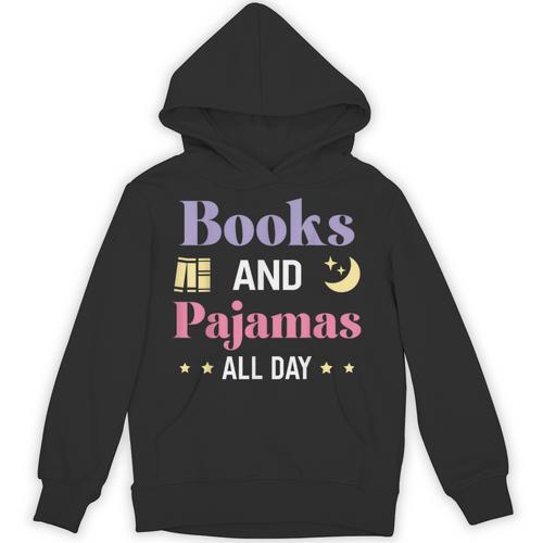 Books And Pajamas Book Pajama Unisex Hoodie - Bookorys CA