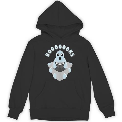 Books Reader Creepy Horror On Halloween Ghost Reading Unisex Hoodie - Bookorys