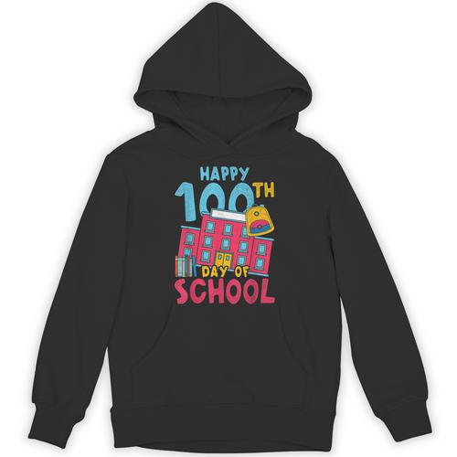 Books School Backpack Student Teacher 100 Days Of School For Men Women Kids Unisex Hoodie - Bookorys