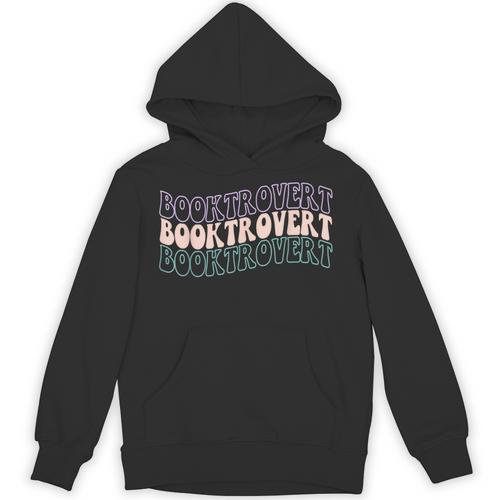 Booktrovert Groovy Read Books Avoid People & I Know Things Unisex Hoodie - Bookorys AU
