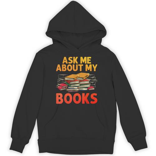 Bookworm Art For Men Women Book Reading Lover Bookish Unisex Hoodie - Bookorys UK