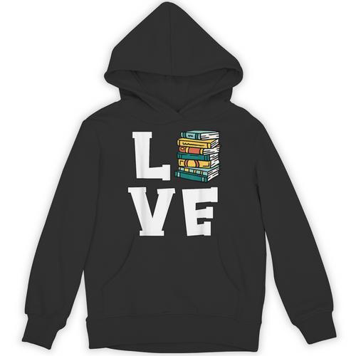 Bookworm Love Book Lover Reading Librarian Unisex Hoodie - Bookorys