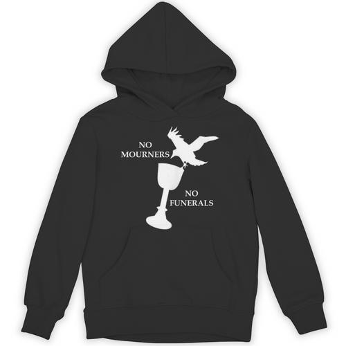 Bookworm No Mourning No Funerals Crows For Unisex Hoodie - Bookorys DE