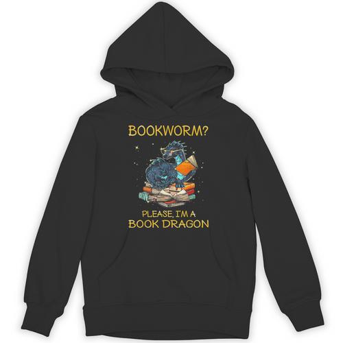 Bookworm Please I'm A Book Dragon Unisex Hoodie - Bookorys AU