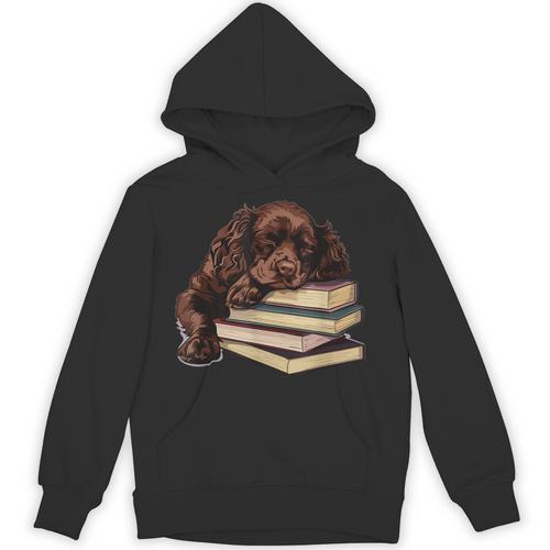 Boykin Spaniel Books Dog Breed Graphic Unisex Hoodie - Bookorys