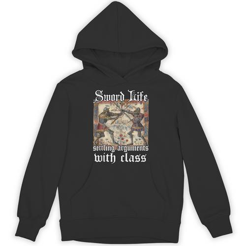 Buhurt Book Of Hours – Epic Knight Fight In Armor Buhurt Unisex Hoodie - Bookorys DE
