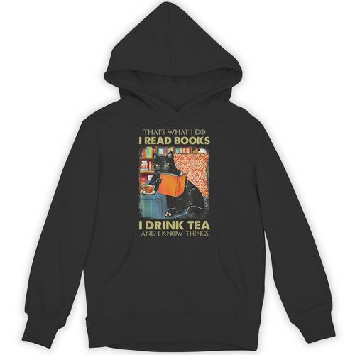 Bunny That's What I Do I Read Books And I Know Things Unisex Hoodie - Bookorys DE