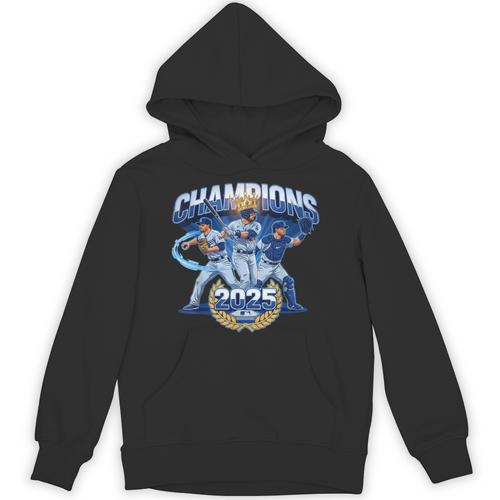 Champions 2025 Baseball Retro Athletic Celebration Theme Unisex Hoodie - Sportilla