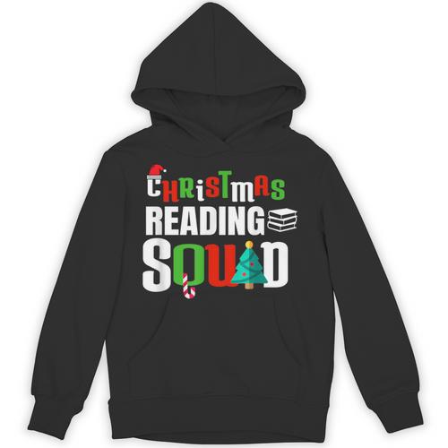Christmas Reading Squad Xmas Book Lover Bookworm Literature Unisex Hoodie - Bookorys DE