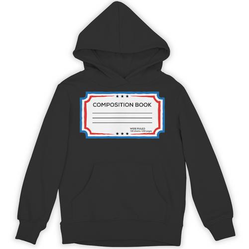 Classic Composition Book Cover Teachers And Students Unisex Hoodie - Bookorys CA
