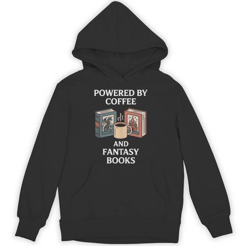 Coffee And Fantasy Books Magical Reading Time Unisex Hoodie - Bookorys