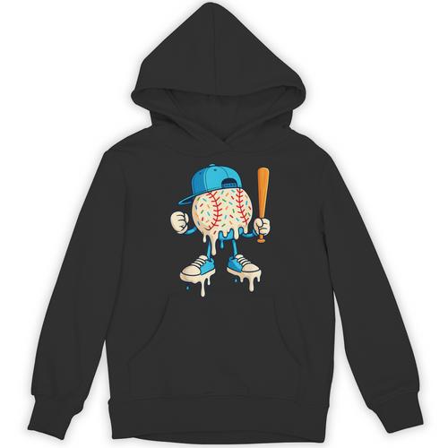 Cool Drip Baseball Shirt Youth Baseball Drip Unisex Hoodie - Sportilla