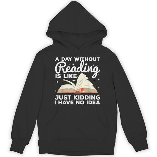 Cool Reading For Men Women Kids Bookworm Teacher Book Reader Unisex Hoodie - Bookorys DE