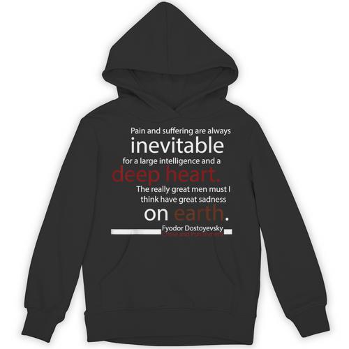 Crime And Punishment Fyodor Dostoyevsky Book Quote T Shirt Unisex Hoodie - Bookorys CA