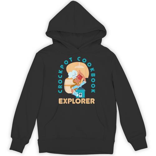 Crockpot Cookbook Explorer Baking Cooking Lover Chef Cook Unisex Hoodie - Bookorys