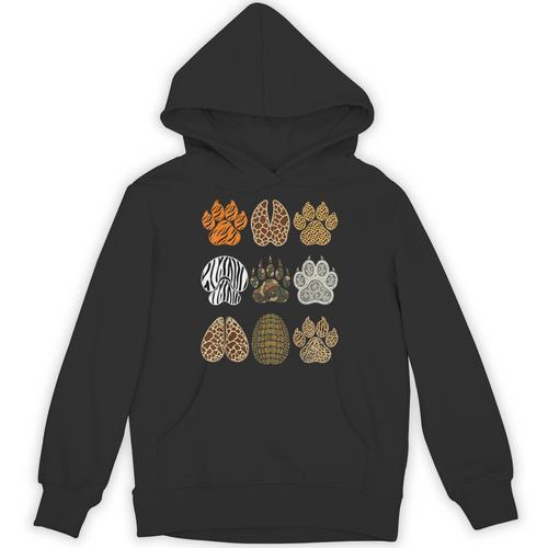 Cute Animal Kids Toddler Boys Animal Book Lover Teacher Unisex Hoodie - Bookorys
