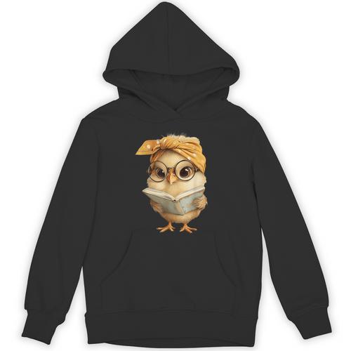 Cute Chick Reading Book Bandana Unisex Hoodie - Bookorys CA