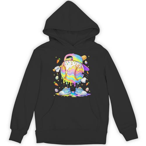 Cute Easter Baseball Ice Cream Boys Girls Kids Unisex Hoodie - Sportilla